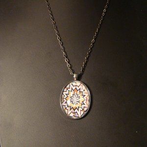 Handmade "70's" pendant necklace